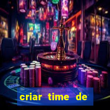 criar time de futebol simulador